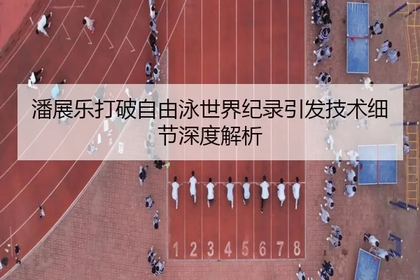 潘展乐打破自由泳世界纪录引发技术细节深度解析